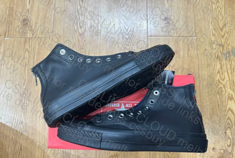 Converse Chuck 70 Back Zip 'Triple Black' 3