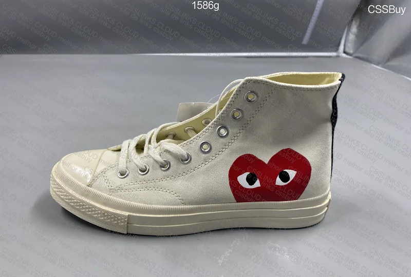 CONVERSE X CDG 70 HIGH WHITE