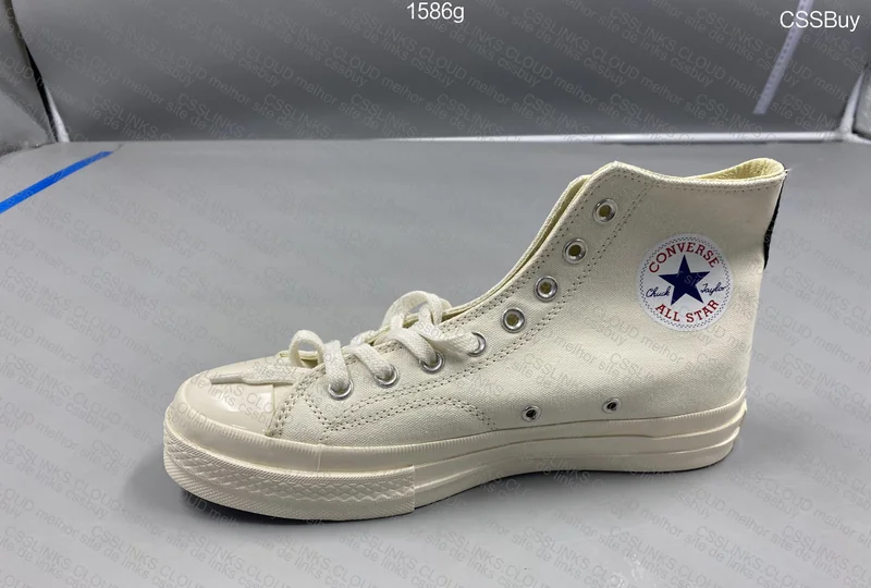 CONVERSE X CDG 70 HIGH WHITE 10