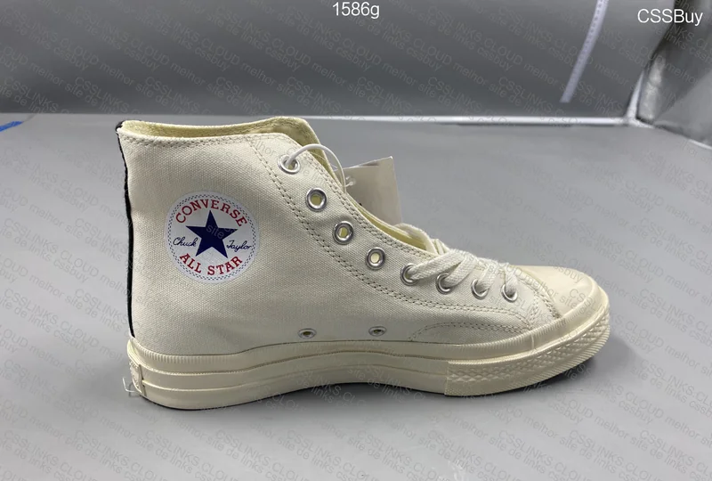 CONVERSE X CDG 70 HIGH WHITE 5