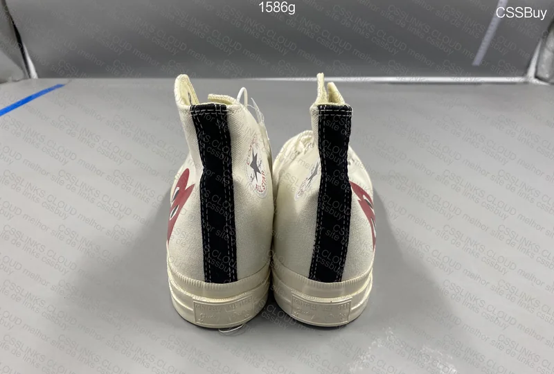 CONVERSE X CDG 70 HIGH WHITE 6