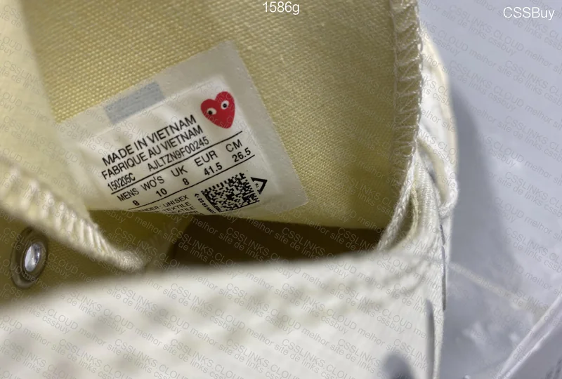 CONVERSE X CDG 70 HIGH WHITE 7