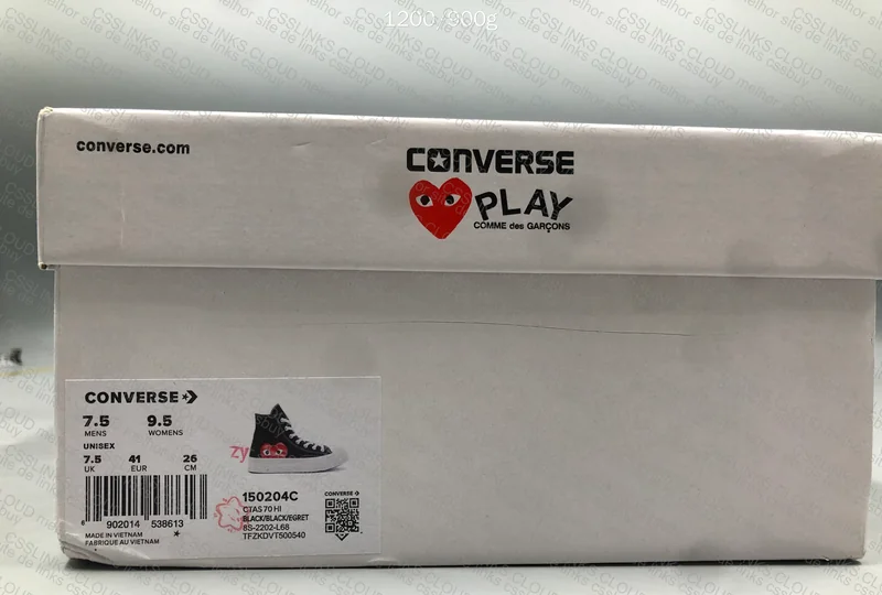 Converse X CDG High Black 7