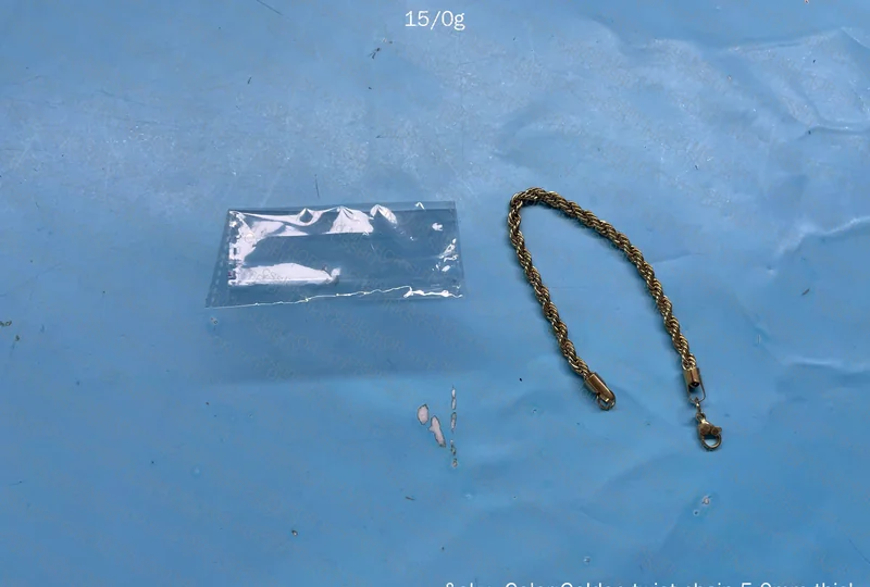 Braided/Baiana Stainless Steel Chain - Gold Color 5