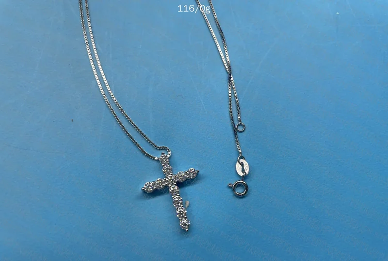 Silver 925 Chain and Moissanite - Survival Source 3