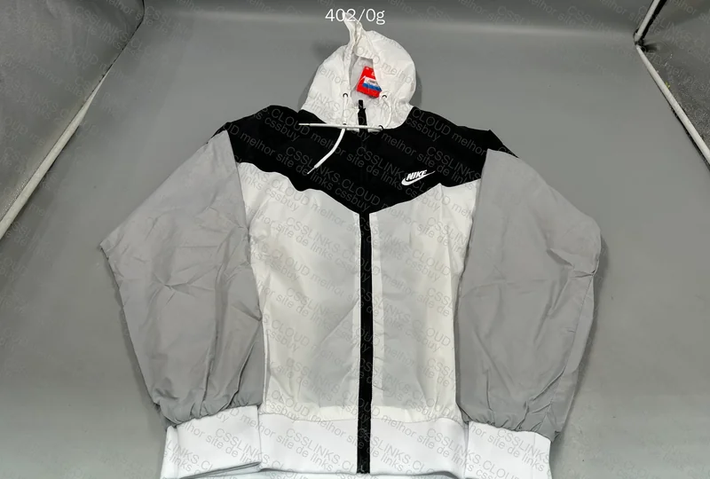 Black and White Windbreaker