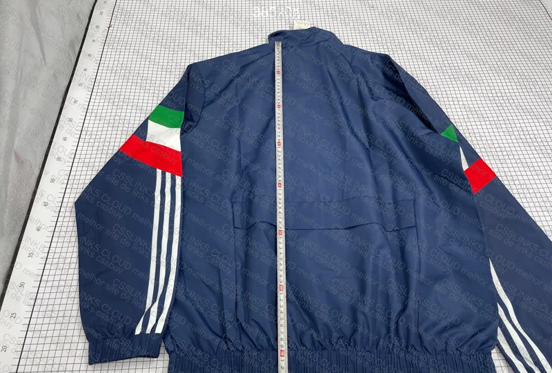 Italy Euro Retro Windbreaker (WITH MEASUREMENTS) 5