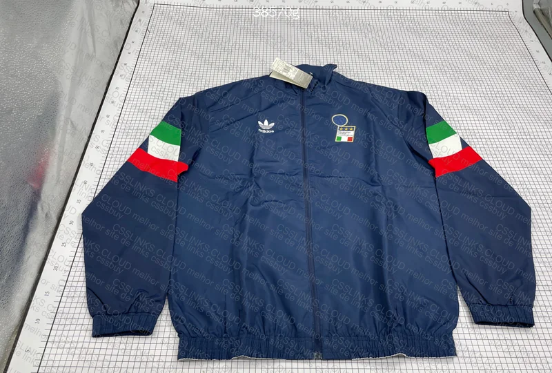 Italy Euro Retro Windbreaker (WITH MEASUREMENTS) 9