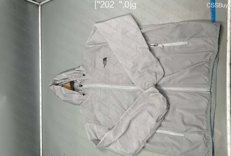 Gray TNF Windbreaker