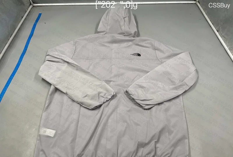Gray TNF Windbreaker 2