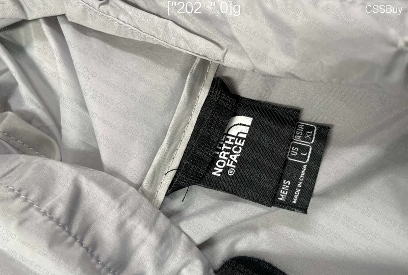 Gray TNF Windbreaker 3