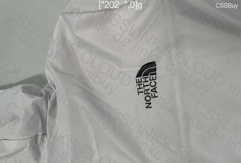 Gray TNF Windbreaker 6