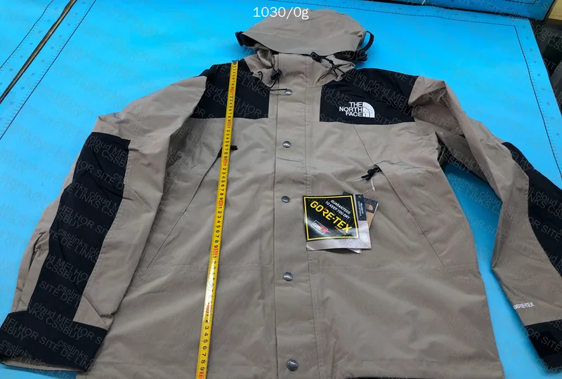 TNF Waterproof Windbreaker (with Measurements) 4