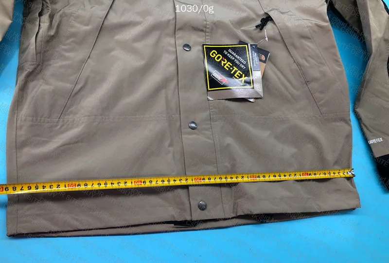 TNF Waterproof Windbreaker (with Measurements) 5