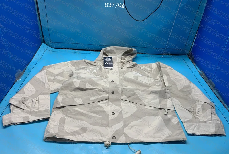 TNF x KAWS White Windbreaker