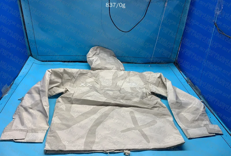 TNF x KAWS White Windbreaker 3