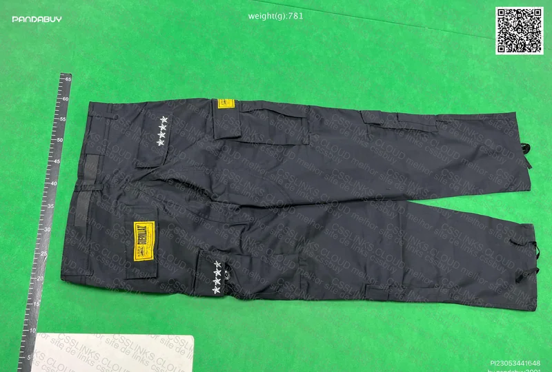 Corteiz 4Star Cargo Pants ''Black''