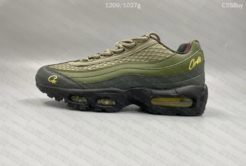 corteiz air max 95 gutta green 6