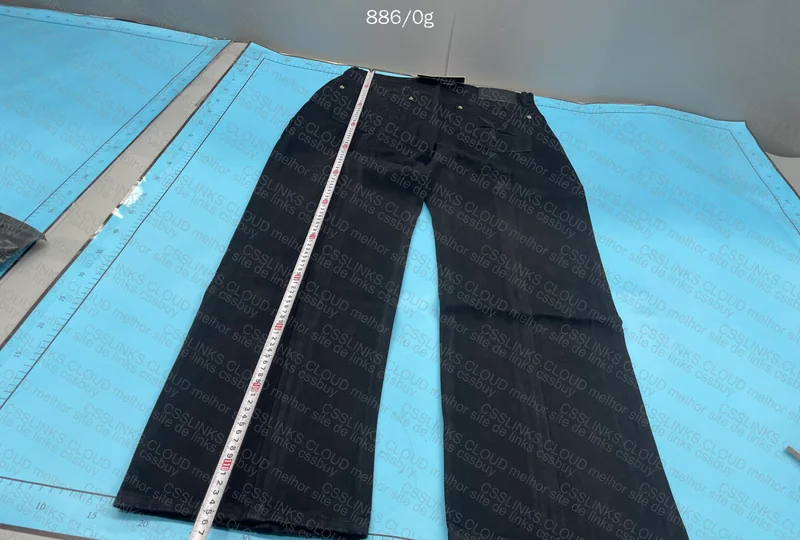 Corteiz all black jeans 2