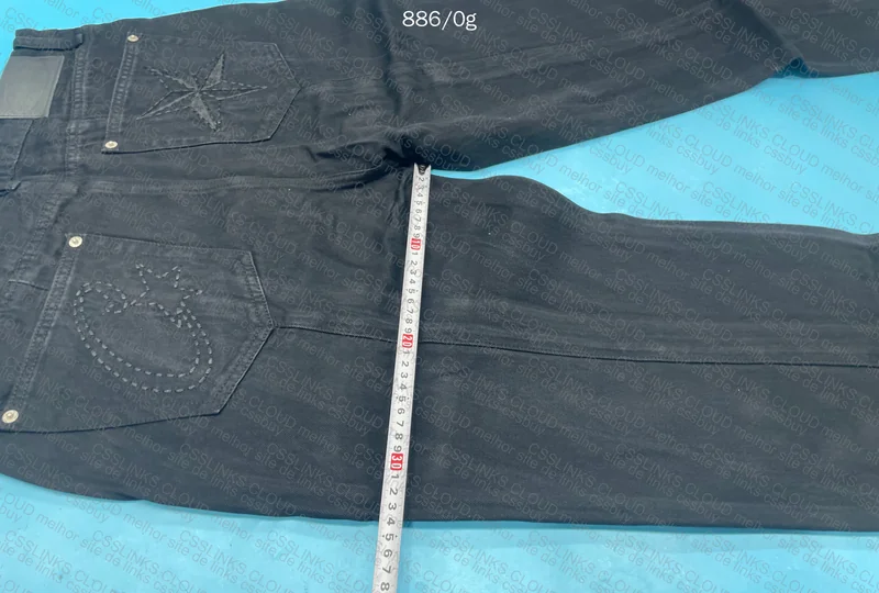Corteiz all black jeans 3