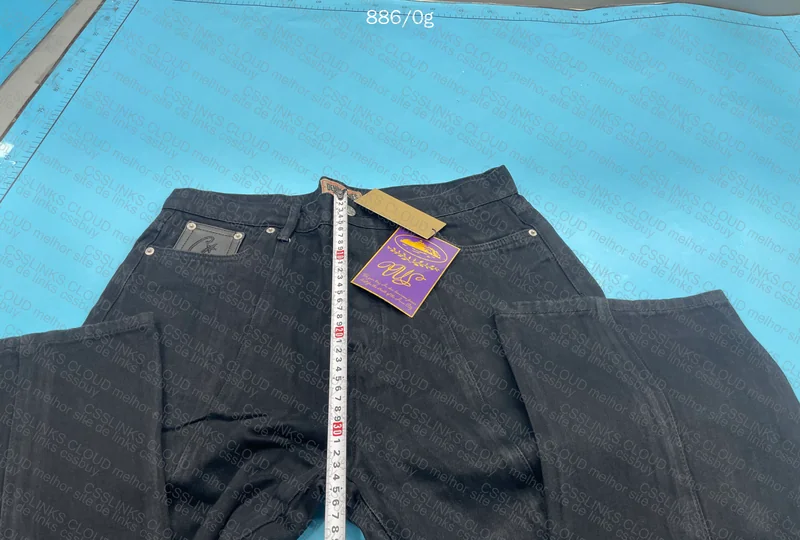 Corteiz all black jeans 7