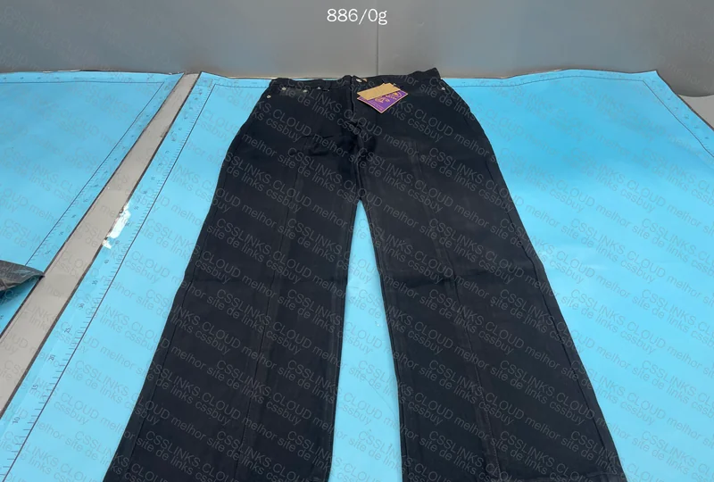 Corteiz all black jeans 8