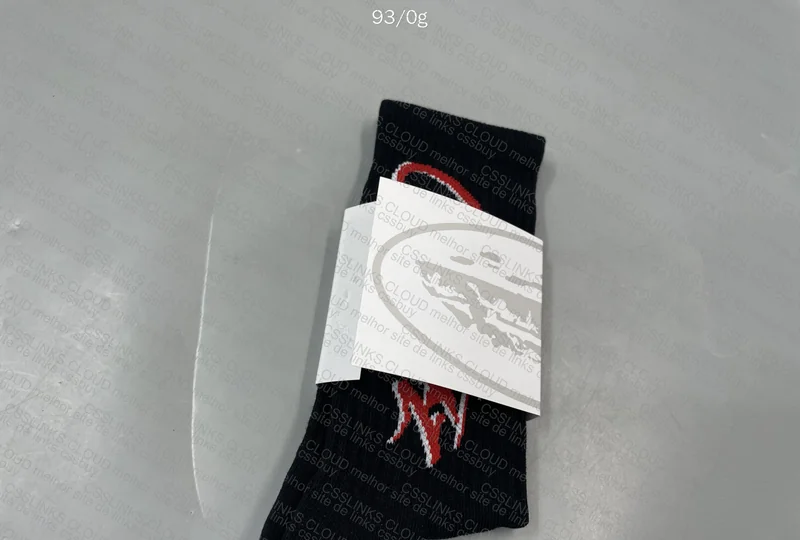 Corteiz Allstarz Socks Black/Red