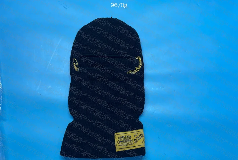 Corteiz Black and Yellow Balaclava