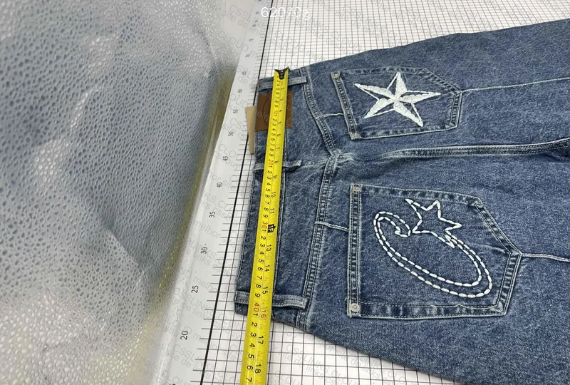 Corteiz Denim Jorts with Measurements (GOAT) 7