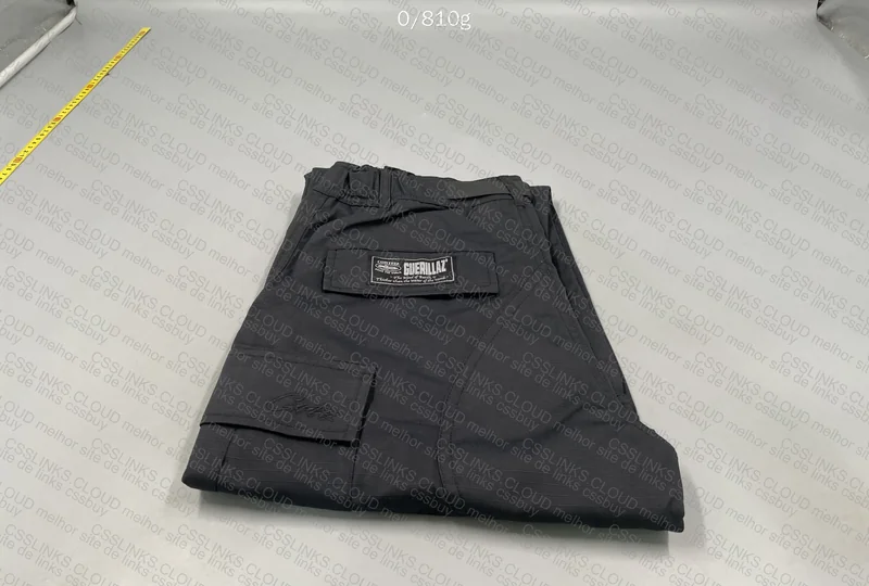 Corteiz Guerillaz Cargos Triple Black