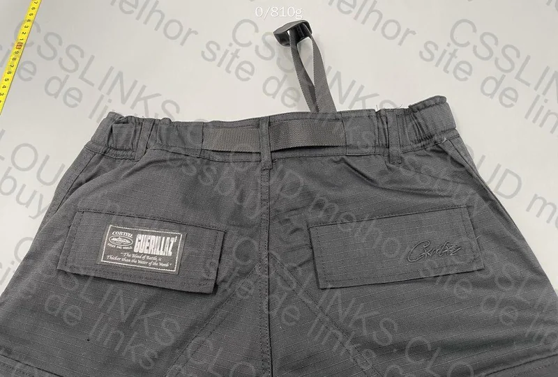 Corteiz Guerillaz Cargos Triple Black 2