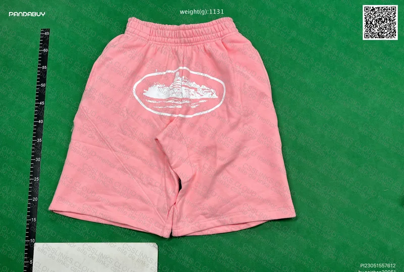 Corteiz Hoodie and Shorts ''Pink'' 3