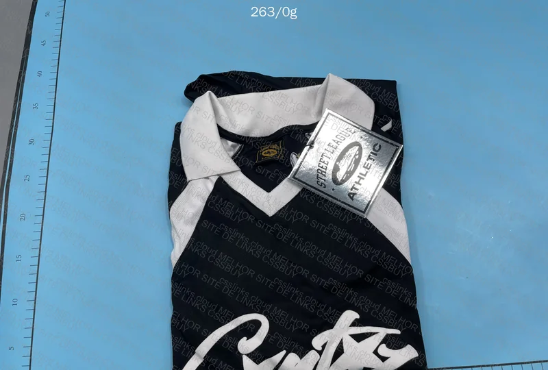 Corteiz Jersey Panel Black