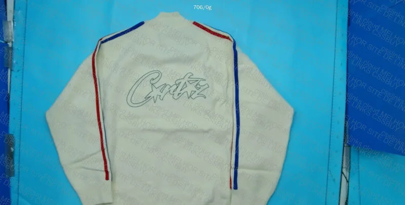 corteiz knit zip