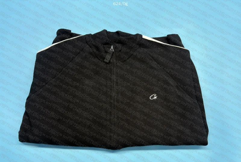 corteiz knit zip