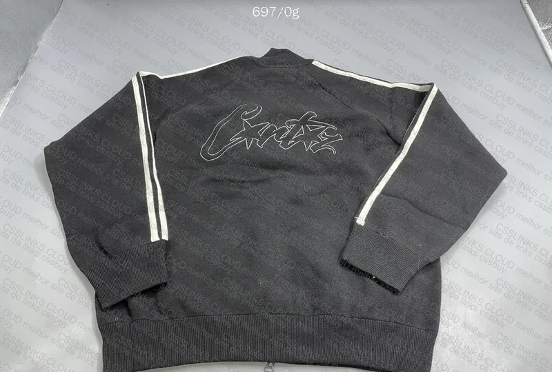 Corteiz ''Knit zip up Black '' 2