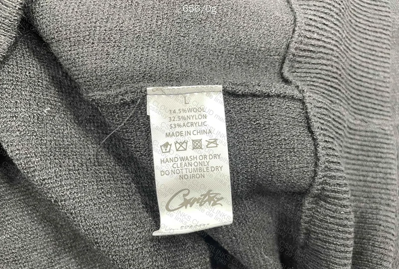 Corteiz Knit Zip Up Fleece with Measurements (GOAT) 3