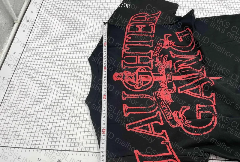 Corteiz Slaughter Gang Tee with Measurements (GOAT) 4