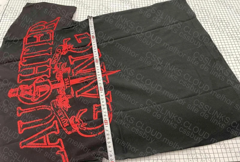 Corteiz Slaughter Gang Tee with Measurements (GOAT) 5