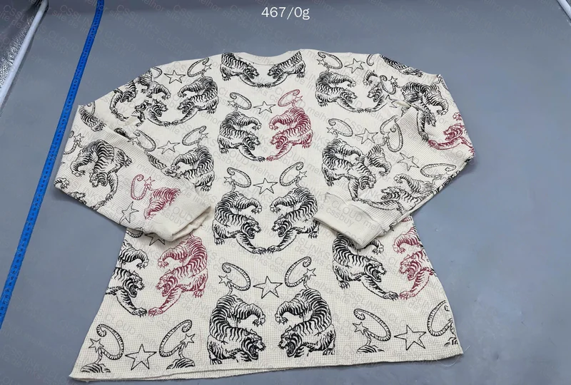 Corteiz Twin Tigers Waffle Long Sleeve 3