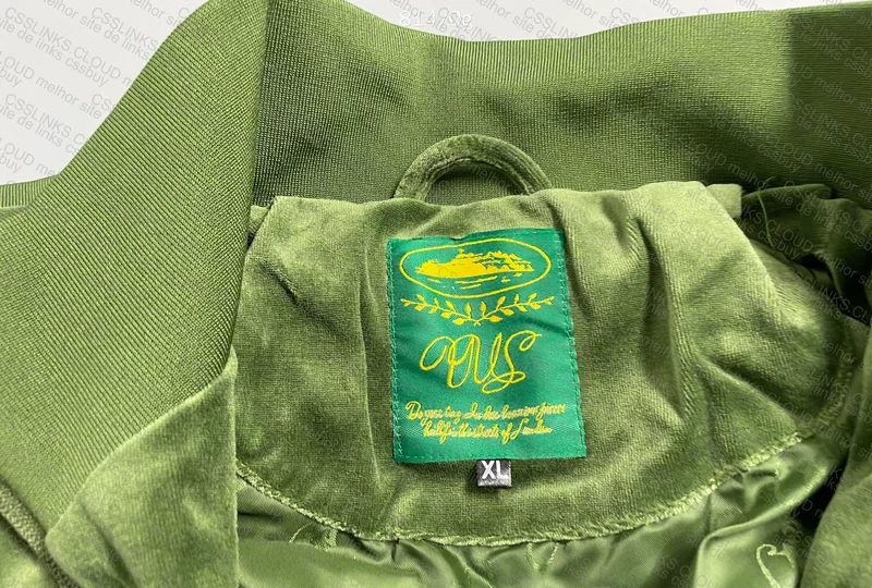 Corteiz Velour green 10