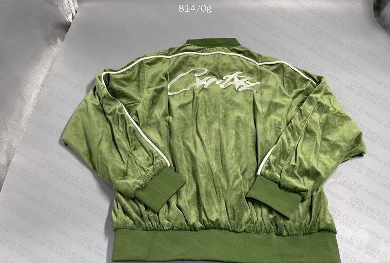 Corteiz Velour green 9
