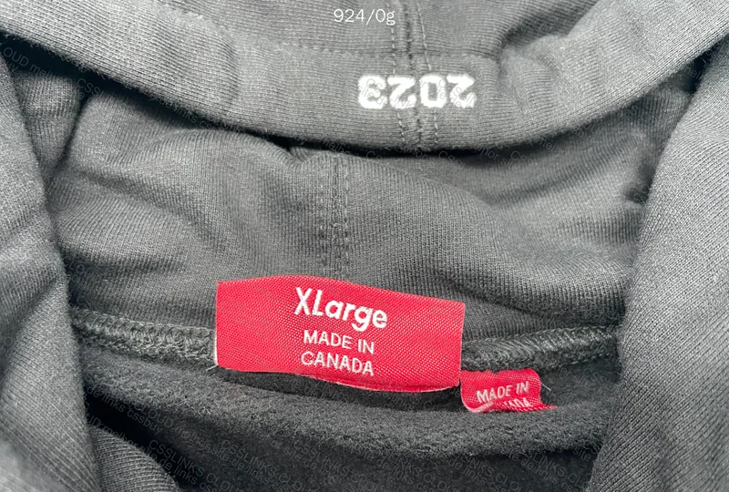 Corteiz x Supreme Rules The World Black - with Measurements 2