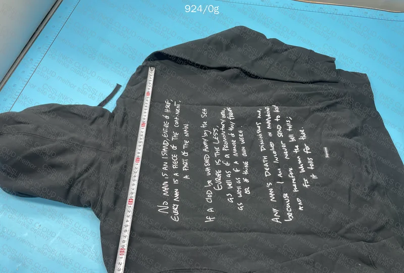Corteiz x Supreme Rules The World Black - with Measurements 4