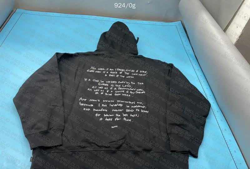 Corteiz x Supreme Rules The World Black - with Measurements 5