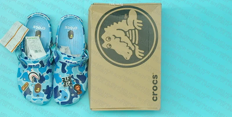 Crocs Bape Blue