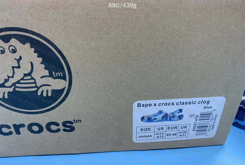 Crocs Bape Blue 2