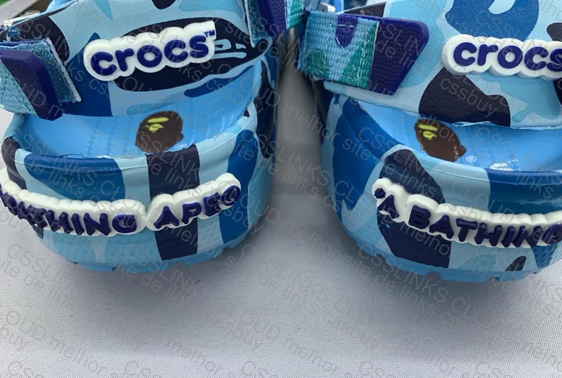 crocs bape azul