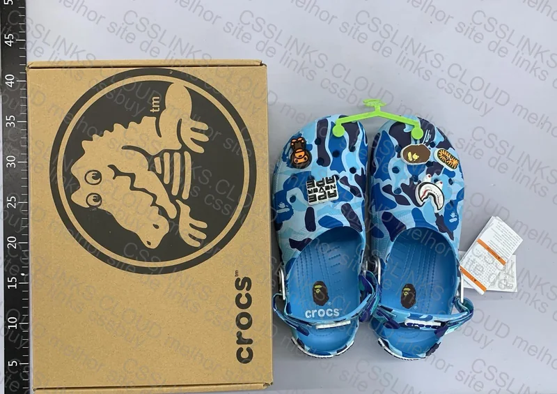 crocs bape azul 3