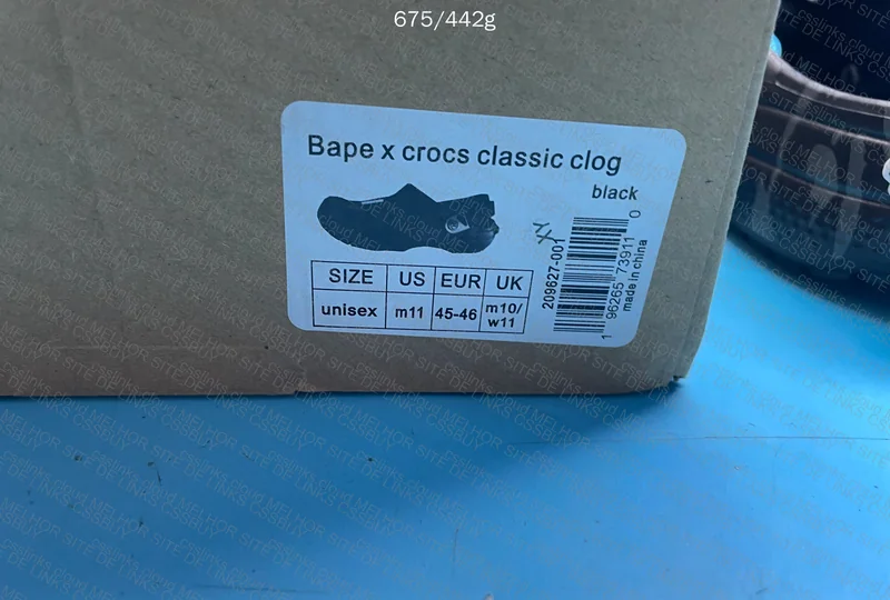 Crocs Bape Black (OVO) 5